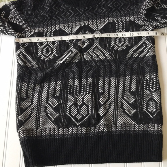 J. Crew pullover sweater black grey cozy - Picture 5 of 7
